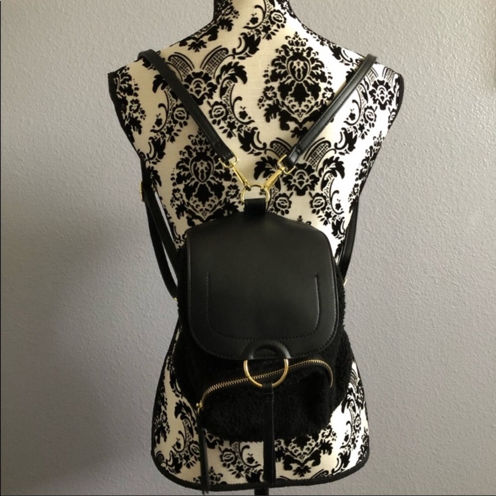 Wild Fable Mini Fuzzy Backpack